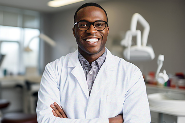 Dentist Smiling.